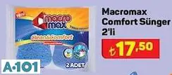 MACROMAX COMFORT SÜNGER 2'Lİ MACROMAX COMFORT SÜNGER 2'Lİ